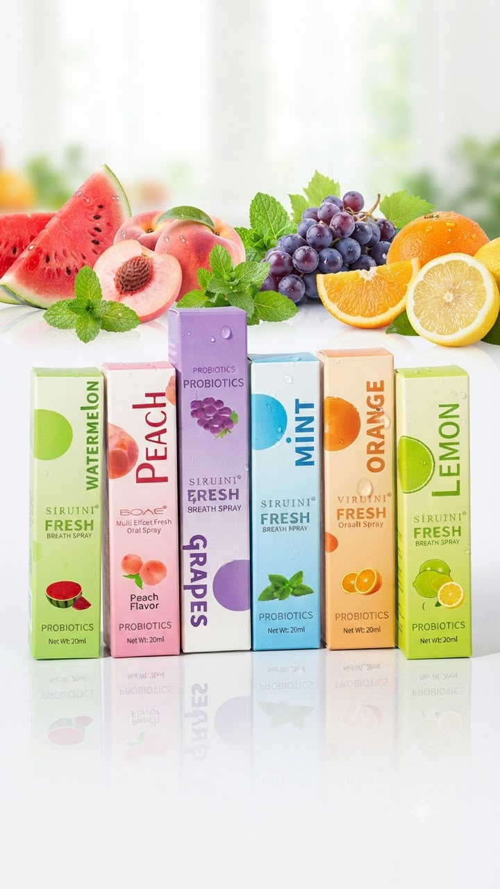 Flavoured mouth fresh
